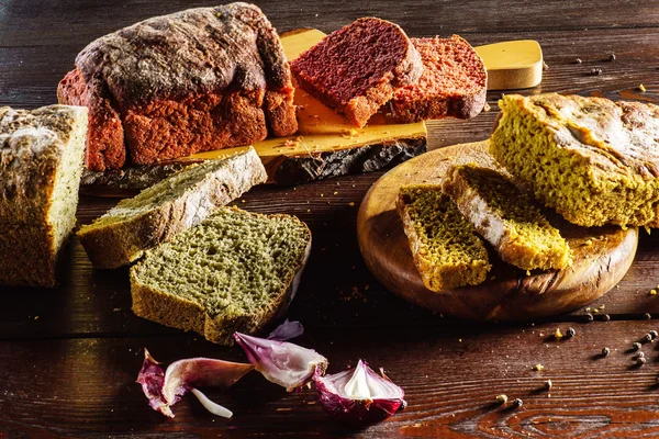 Pane sano tagliato — Foto Stock