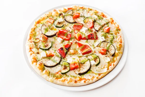 Italian pizza with vegetables — Stock Photo, Image