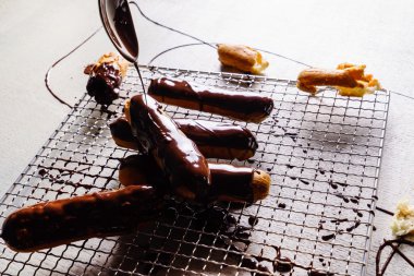 Lezzetli çikolata eklerleri