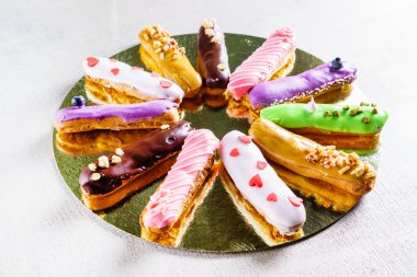 renkli karamel eklerleri