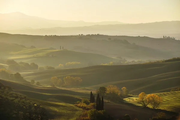 Landschap van Tuscany bergen — Stockfoto