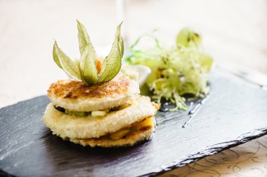 kızarmış kabak dilimleri