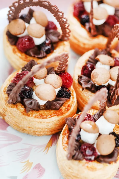 Tortas con champiñones dulces — Foto de Stock