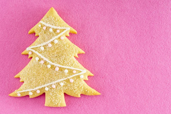 モミの木の形でクリスマス クッキー — ストック写真
