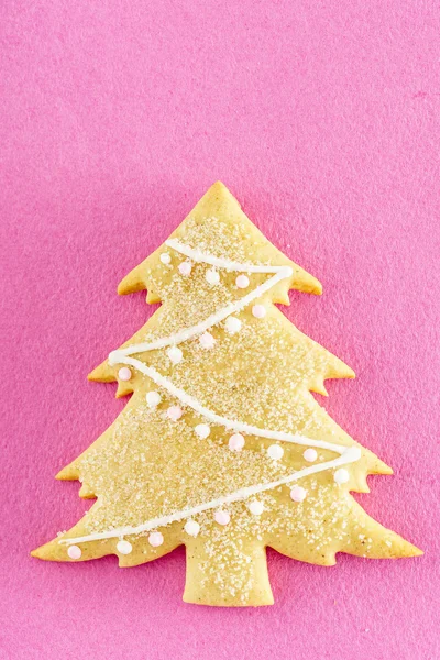 Biscuit de Noël en forme de sapin — Photo