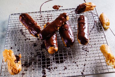 Lezzetli çikolata eklerleri