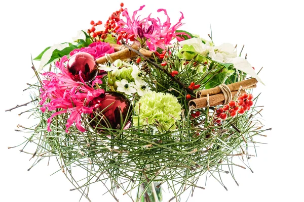 Christmas floral bouquet — Stock Photo, Image