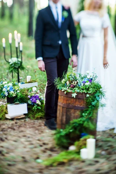 Dia da celebração do casamento — Fotografia de Stock