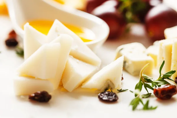 Cheese appetizer on plate — Stock Photo, Image