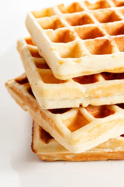 Frische belgische Waffeln — Stockfoto