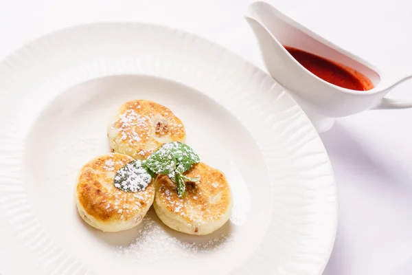 Quark-Pfannkuchen — Stockfoto