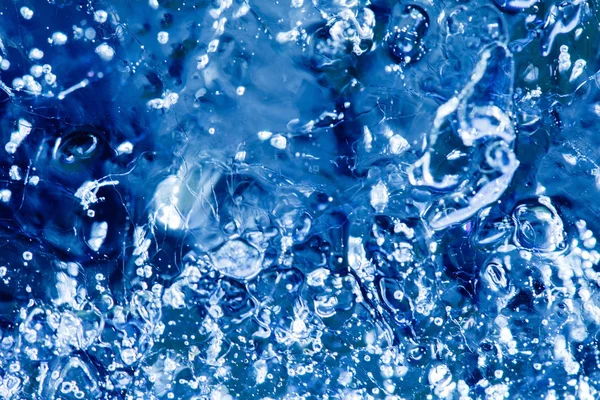Textura de gelo perto — Fotografia de Stock