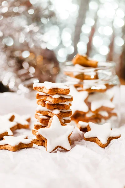 Традиционное рождественское печенье — стоковое фото