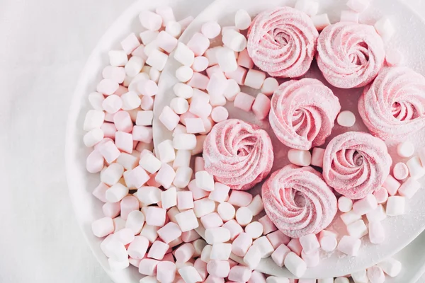 Deliciosos marshmallows pastel — Fotografia de Stock