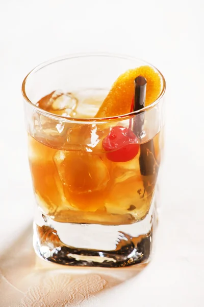 Alcoholic cocktail in glass — Stock Photo, Image