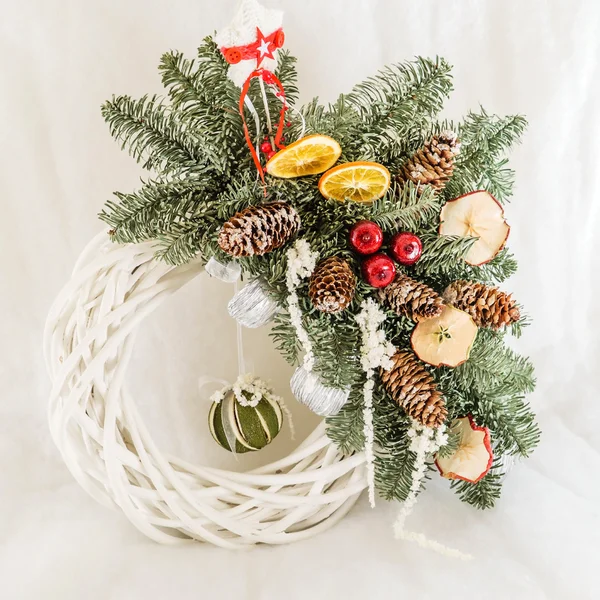 De kroon van de viering van Kerstmis — Stockfoto