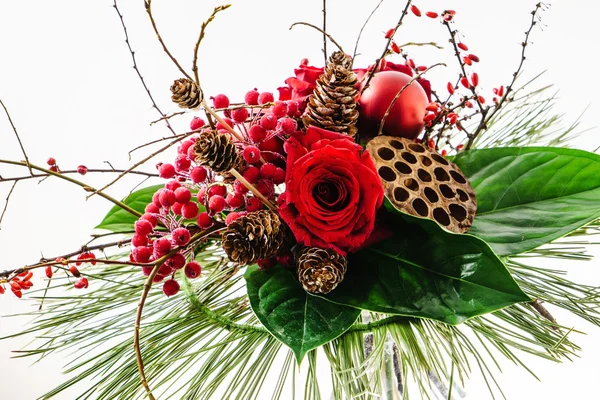 Bouquet de decoração de inverno — Fotografia de Stock