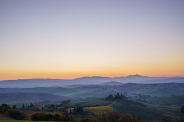 Tuscany panoramik manzara