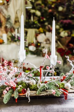 Mumlu Noel süslemeleri