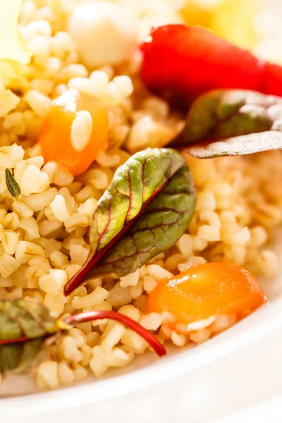 Gachas de cebada con verduras —  Fotos de Stock