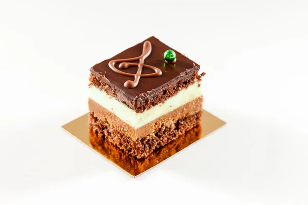 歌剧巧克力糕点 — 图库照片