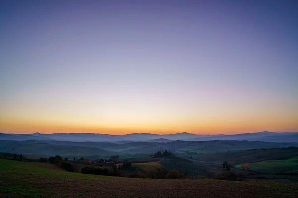 Tuscany panoramic landscape — Stock Photo, Image