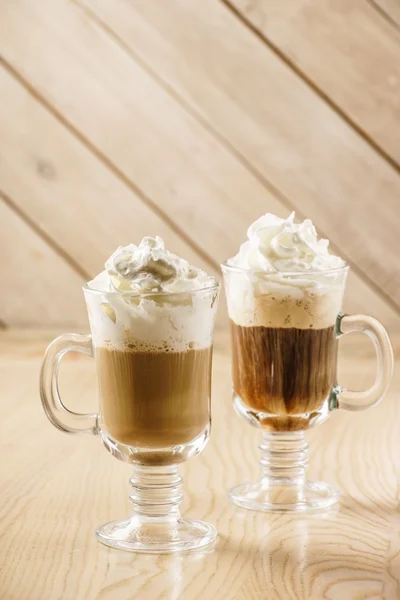 Coffee with whipped cream