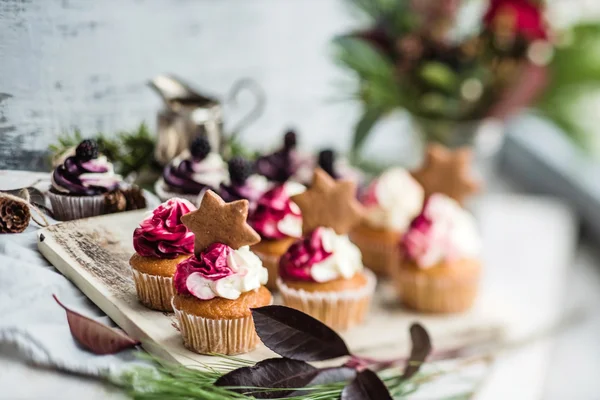 甘いクリスマス ケーキ — ストック写真