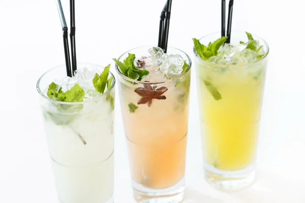 Fresh lemonade drinks — Stock Photo, Image