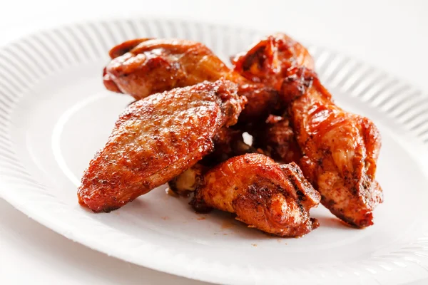 튀긴 맛있는 치킨 날개 — 스톡 사진