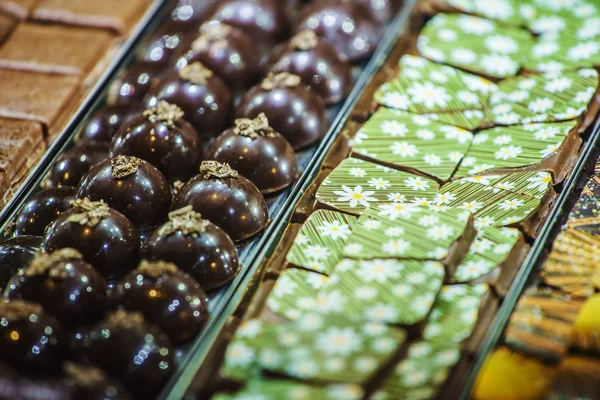 Цукерки шоколадні солодощі — стокове фото