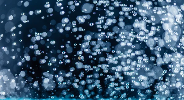 Blue water drops — Stock Photo, Image