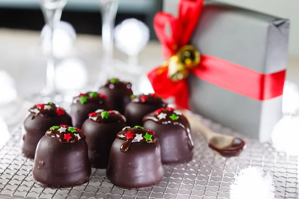 Bonbons chokolate de Noël — Photo