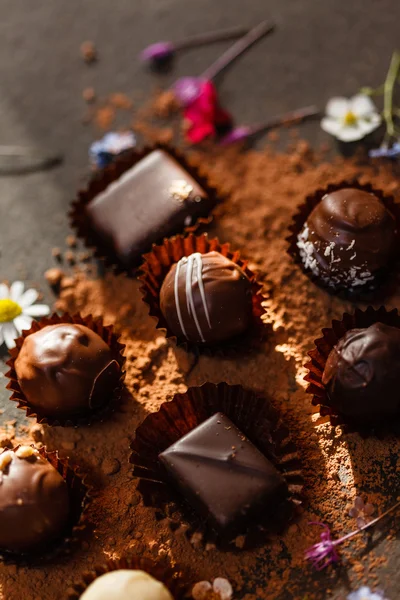 Chocolate sweet candies — Stock Photo, Image