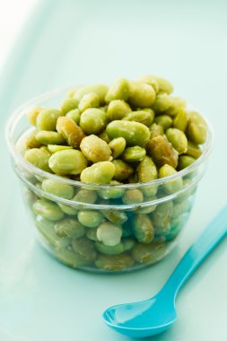 Kızarmış Yeşil edamame fasulye
