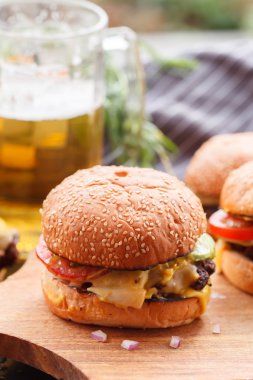 ev yapımı hamburger