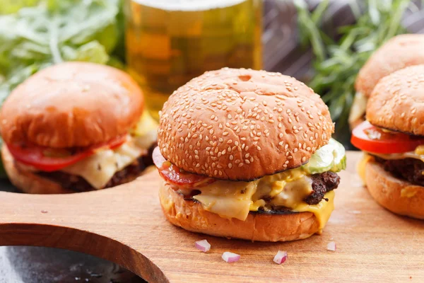 Hamburguesas caseras — Foto de Stock