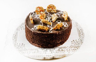 lezzetli kek üzerine beyaz