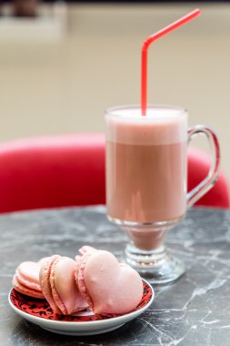 kahve şurubu ve tatlılar