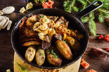 taze pişmiş patates gözlemesi