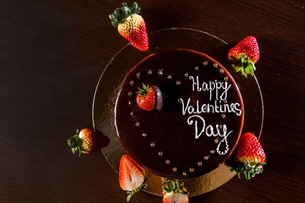 Cake for Valentine day — Stock Photo, Image