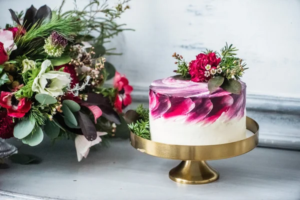 Cake for Valentine day — Stock Photo, Image