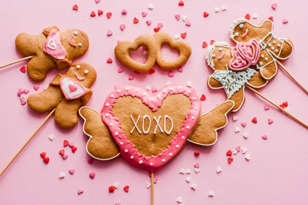 Cookies for Valentine's day — Stock Photo, Image