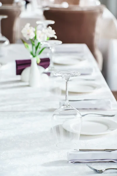 Restaurant table decoration — Stock Photo, Image