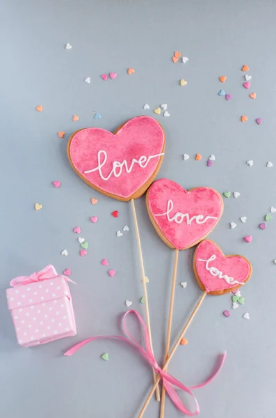 Cookies pour la Saint Valentin — Photo