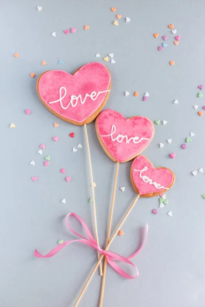 Cookiees na Walentynki — Zdjęcie stockowe