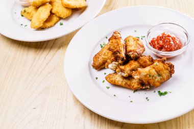 lezzetli kızarmış tavuk