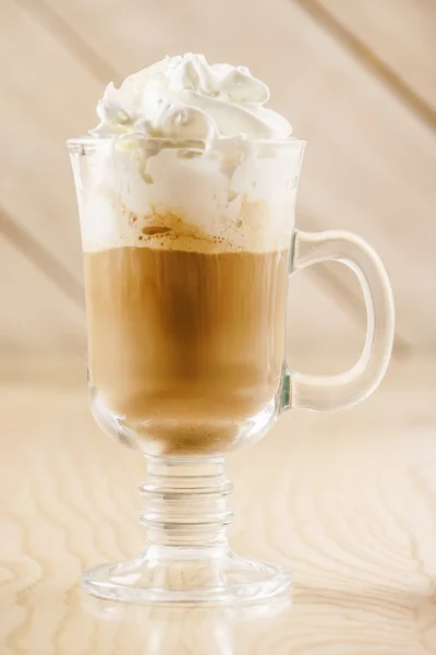 coffee with whipped cream