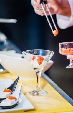 iş yerinde profesyonel şef