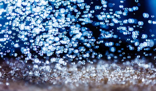 Water blue drops — Stock Photo, Image